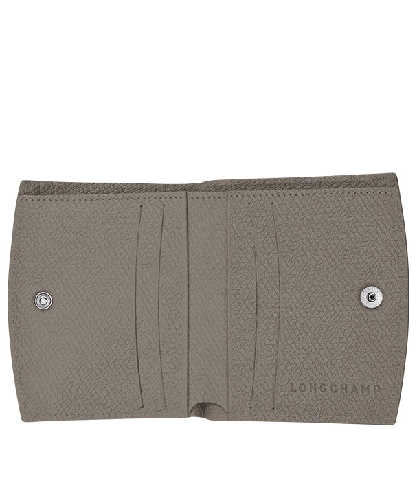 לונגשאמפ ארנק מעור Le Roseau אפור