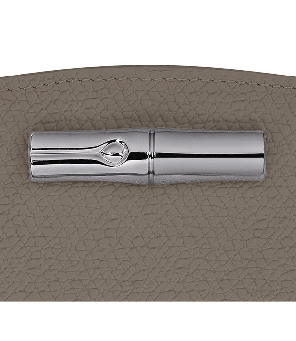 לונגשאמפ ארנק מעור Le Roseau אפור