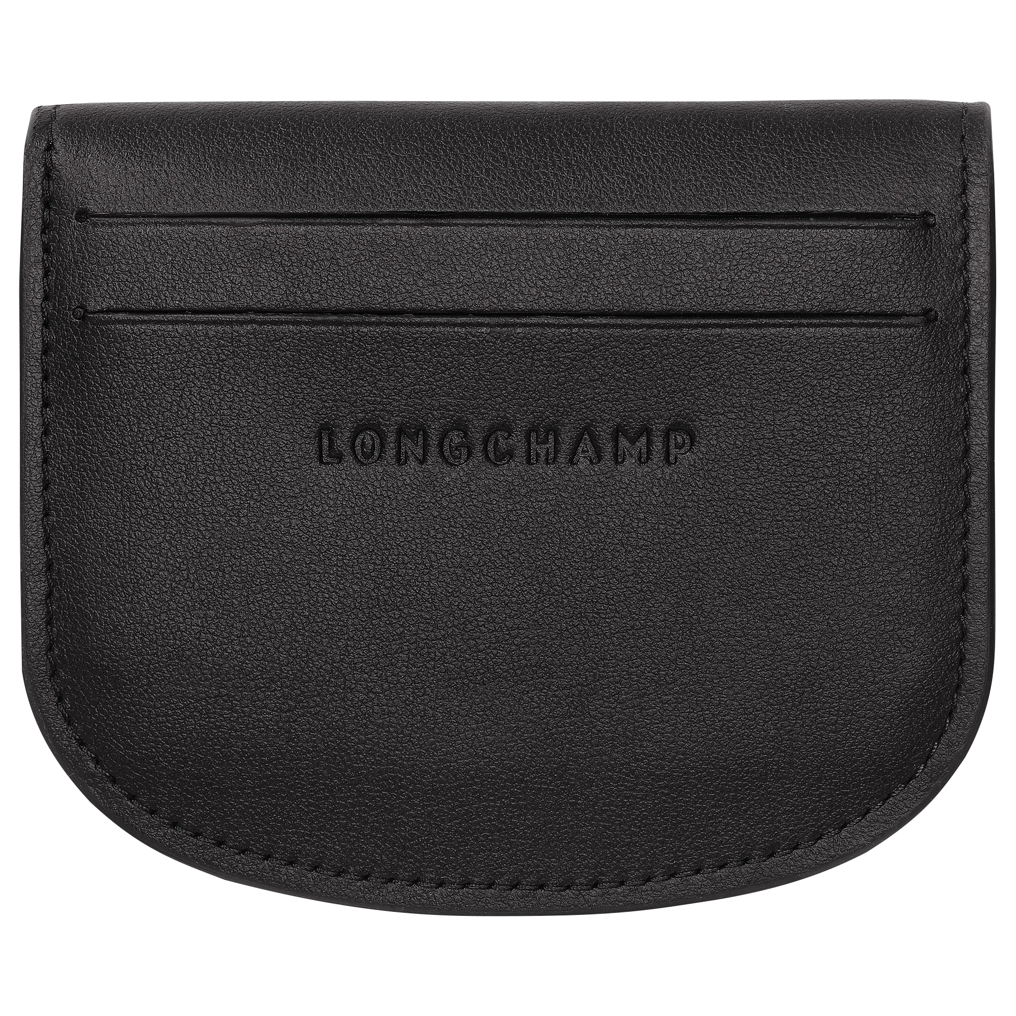 מחזיק כרטיסים עור שחור מבית LONGCHAMP, מוצר יוקרה באתר CHOZEN, ייבוא קבוצת אלפא