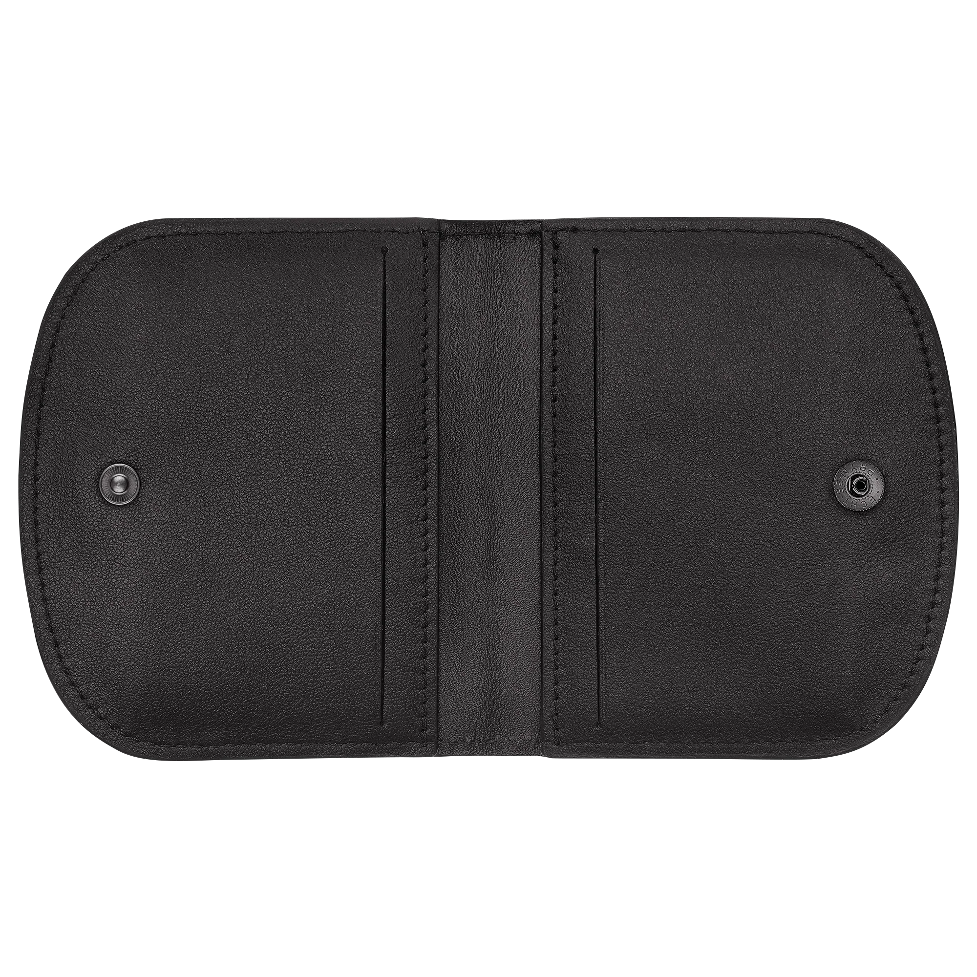 ארנק שחור פתוח בעיצוב אלגנטי מבית מותג CHOZEN, קבוצת אלפא, מתאים לאחסון כרטיסים