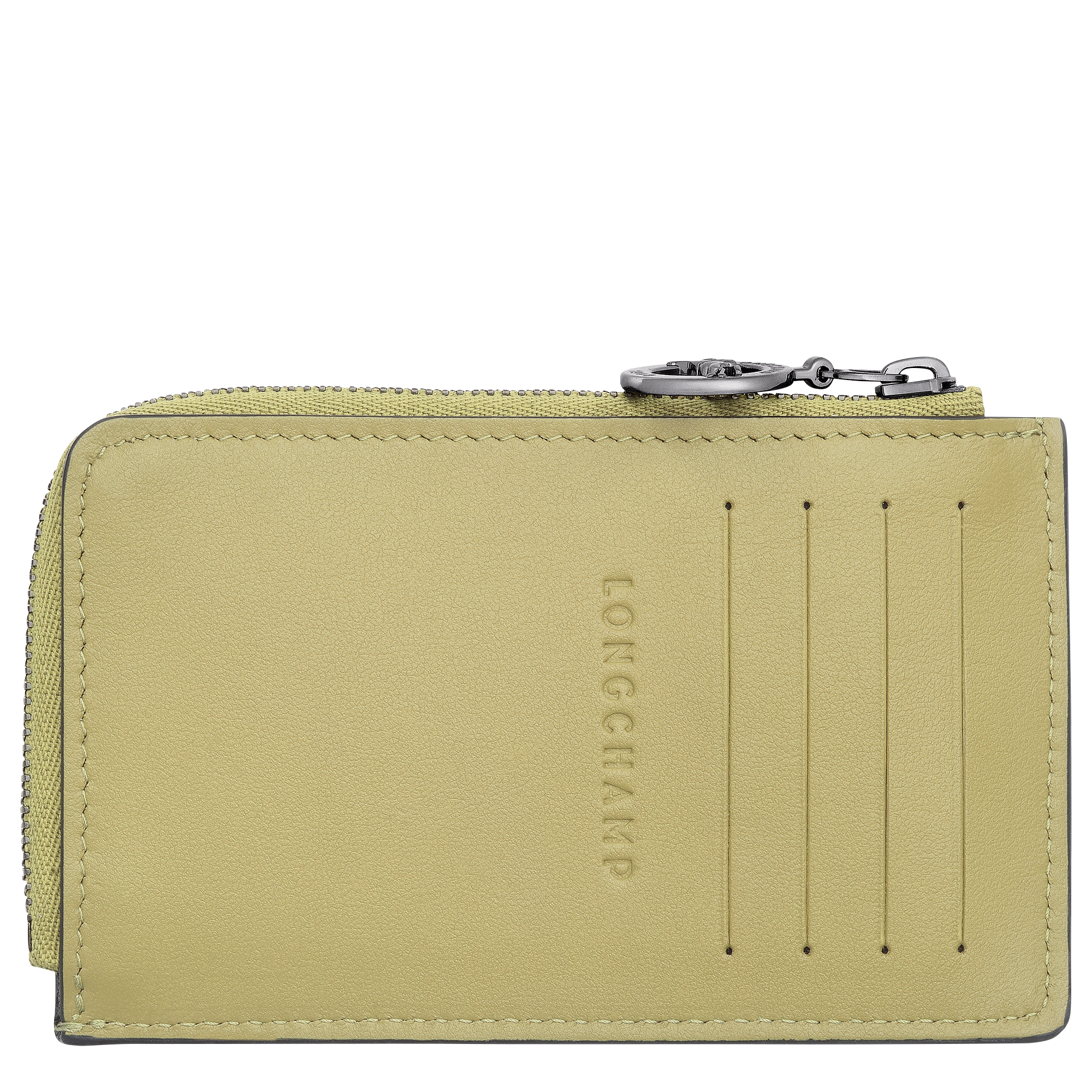 לונגשאמפ ארנק כרטיסים מעור Le Pliage Xtra פיסטוק