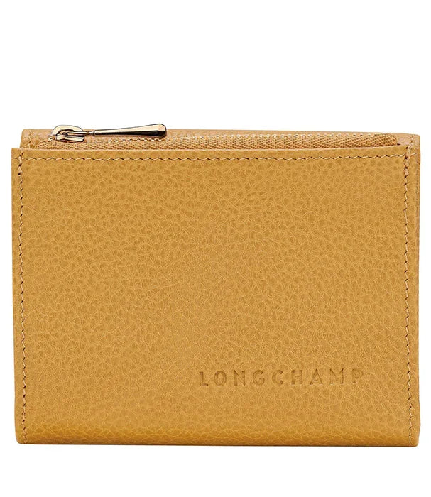 ארנק עור צהוב LONGCHAMP עם רוכסן, מבית CHOZEN, מותגים מובילים בקבוצת אלפא