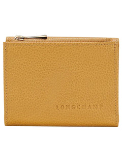 ארנק עור צהוב LONGCHAMP עם רוכסן, מבית CHOZEN, מותגים מובילים בקבוצת אלפא