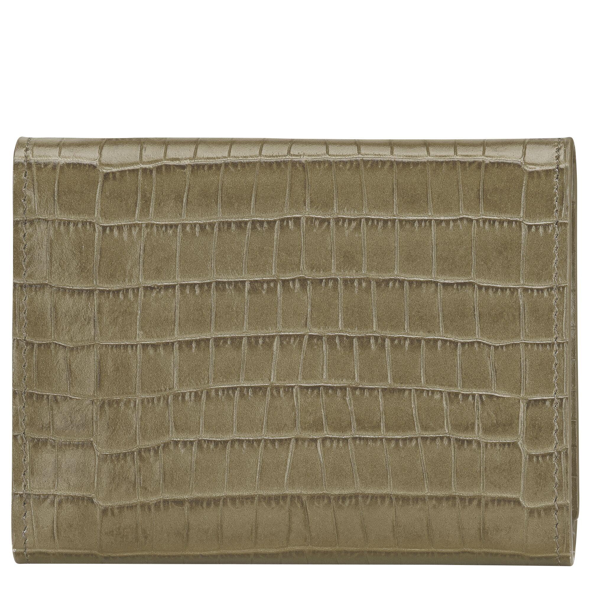 ארנק עור חום במראה קרוקו, עיצוב יוקרתי, מותג מוביל מבית קבוצת אלפא CHOZEN