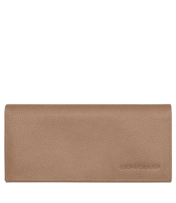 ארנק עור חום מינימליסטי, מוצר יוקרה ממותג באתר CHOZEN