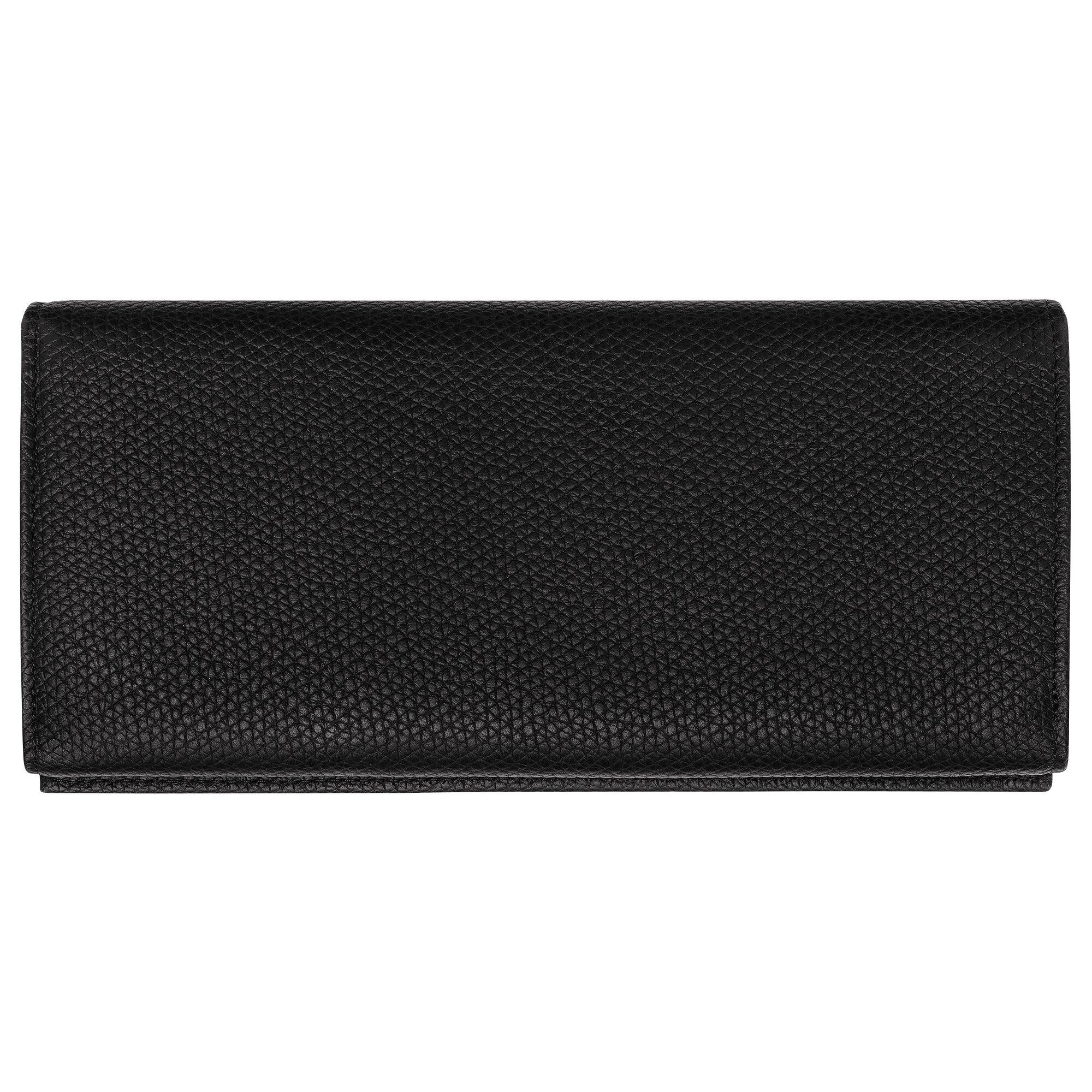 ארנק עור שחור יוקרתי מבית CHOZEN, עיצוב קלאסי עם טקסטורה עדינה