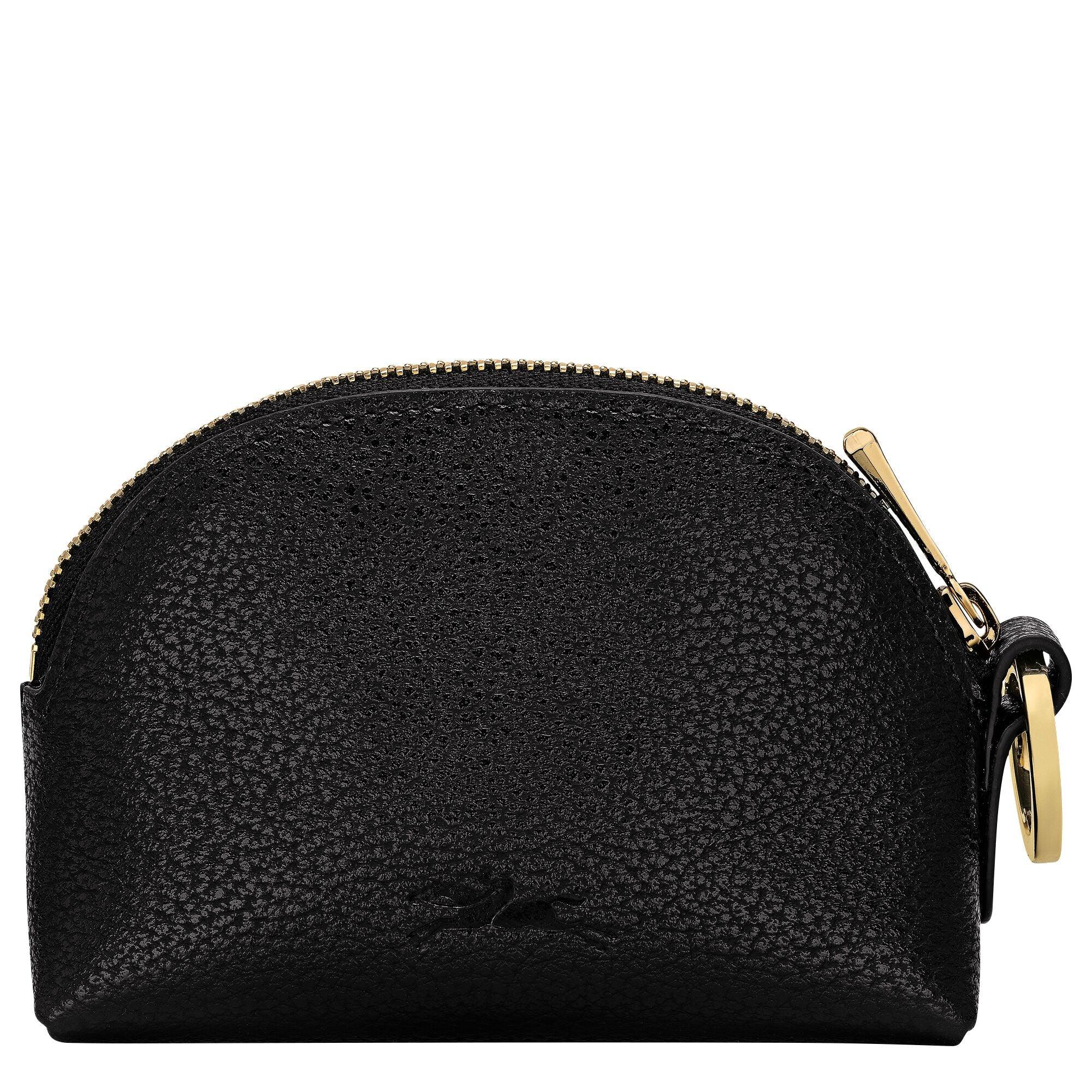 ארנק קוסמטי מעור שחור עם רוכסן זהב, עיצוב יוקרתי, CHOZEN, קבוצת אלפא
