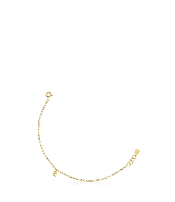 צמיד זהב עדין עם שרשרת חוליות קטן מבית CHOZEN