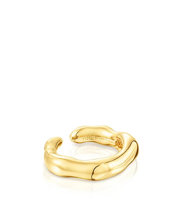 טבעת פתוחה מזהב בעיצוב מודרני, מוצר יוקרה של CHOZEN, תכשיטים מקבוצת אלפא