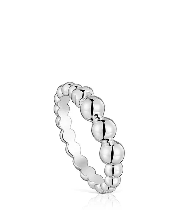 טבעת כסף בעיצוב גלים מבריקים מבית CHOZEN, תכשיטי יוקרה ייבוא קבוצת אלפא