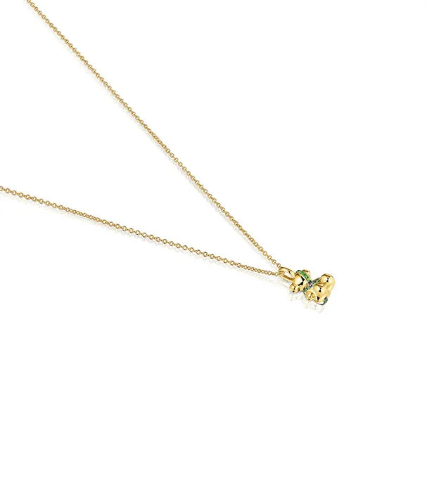 שרשרת זהב עדינה עם תליון עיצוב לב ודמות, תכשיטי CHOZEN יוקרתיים מבית קבוצת אלפא