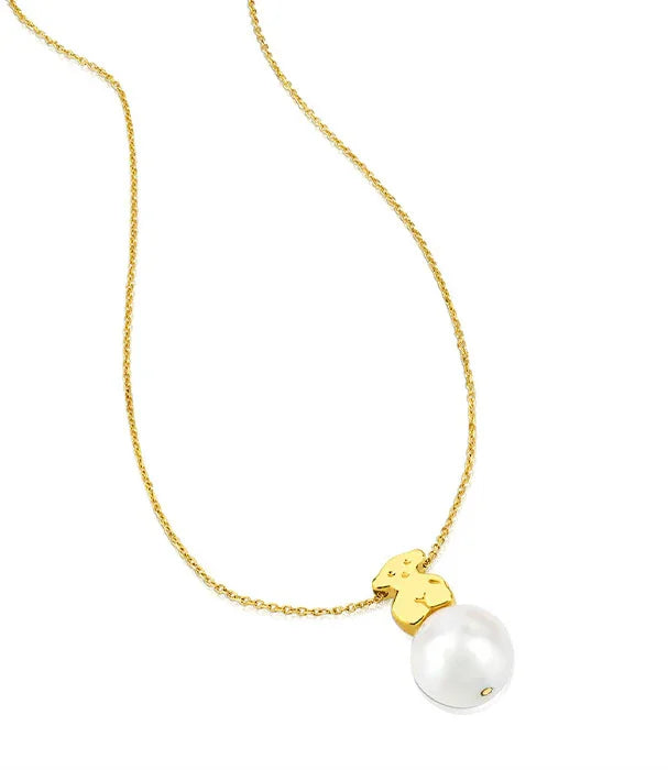 שרשרת זהב יוקרתית עם תליון פרח ופנינה, עיצוב אלגנטי מבית CHOZEN