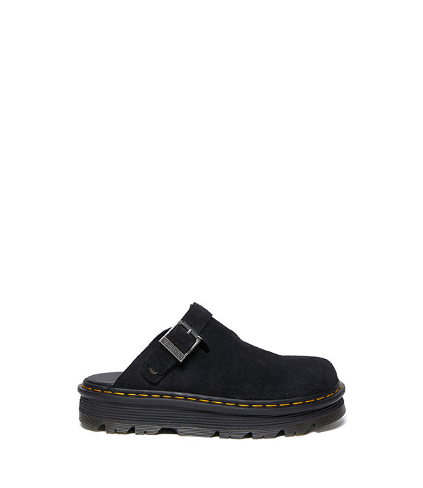 ד"ר מרטנס כפכפים סגורים עם פלטפורמה ZEBZAG MULE מזמש לנשים