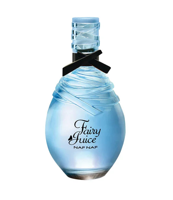 בקבוק בושם Fairy Juice של NAF NAF בעיצוב כחול ייחודי, מותגים מובילים באתר CHOZEN