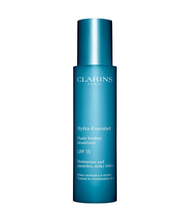 קרם לחות Clarins Hydra-Essentiel SPF 15 לבעלות עור רגיל עד מעורב, מוצר טיפוח מוביל מ-CHOZEN