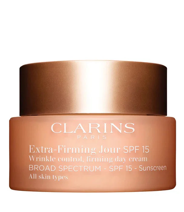 קרם יום CLARINS Extra-Firming Jour SPF 15 למניעת קמטים, מותג פרימיום באתר CHOZEN