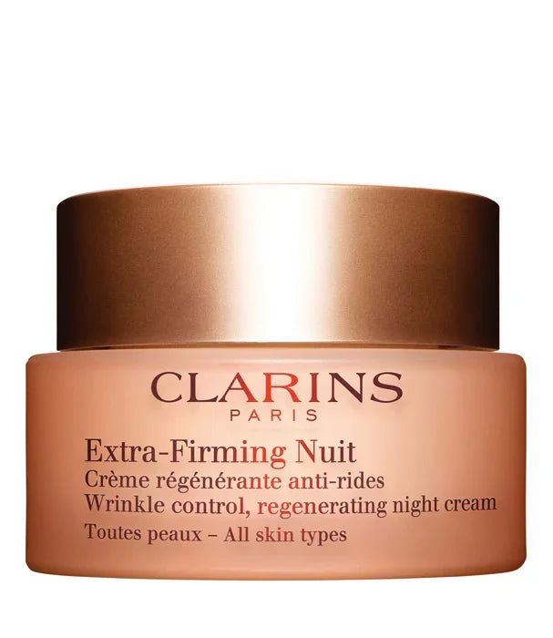 קרם לילה ממצק נגד קמטים של קלרינס, Extra-Firming Nuit, לכל סוגי העור מבית CHOZEN קבוצת אלפא