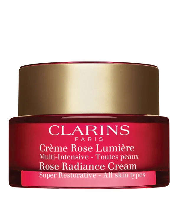 קרם Rose Radiance של קלרינס, מוצר טיפוח יוקרתי מהמותגים המובילים באתר CHOZEN