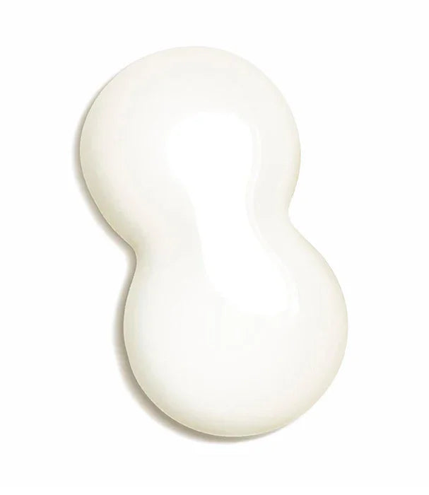 מרקם קרם גוף לבן בצורת שמונה, מבית CHOZEN, קבוצת אלפא, רקע לבן