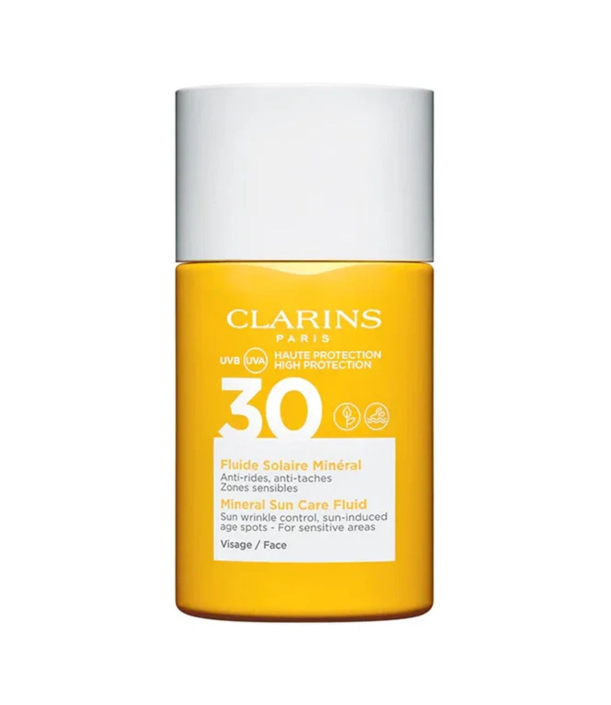 קלרינס תחליב לפנים מינרלי להגנה מפני השמש SPF30