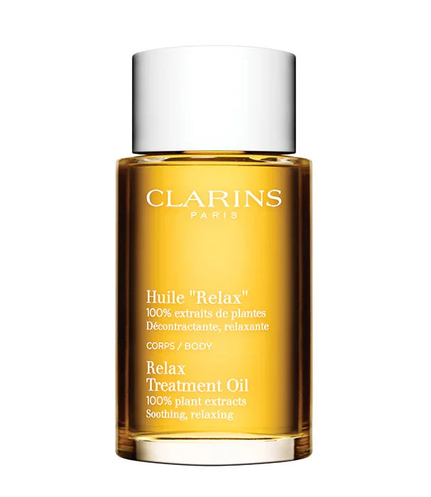 שמן טיפולי Clarins Relax, שמן מרגיע לגוף מבית אחד המותגים המובילים בכיכוב CHOZEN