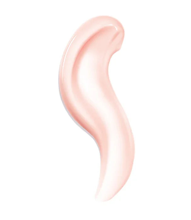 מריחה של קרם פנים ורוד על רקע לבן, מוצר קוסמטיקה יוקרתי CHOZEN