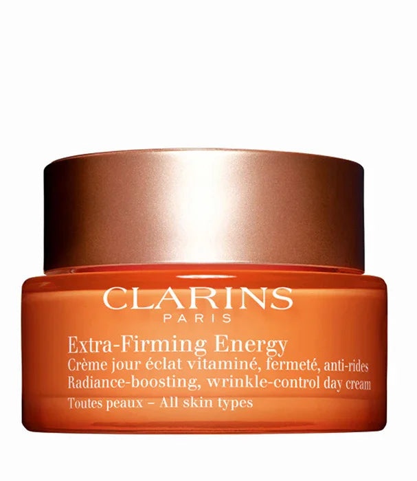 קרם יום קלרינס Extra-Firming Energy כתום, קוסמטיקה יוקרתית מבית CHOZEN לאנטי אייג'ינג