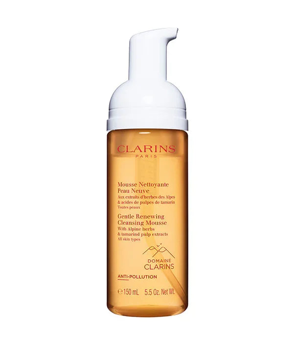 מוס ניקוי עדין Clarins, בקבוק 150 מ"ל, מוצר טיפוח עור יוקרתי מחנות CHOZEN