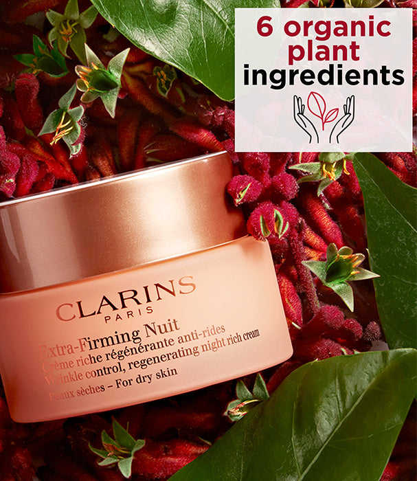 קלרינס אקסטרה פירמינג קרם לילה לעור יבש 50 מל - CHOZEN