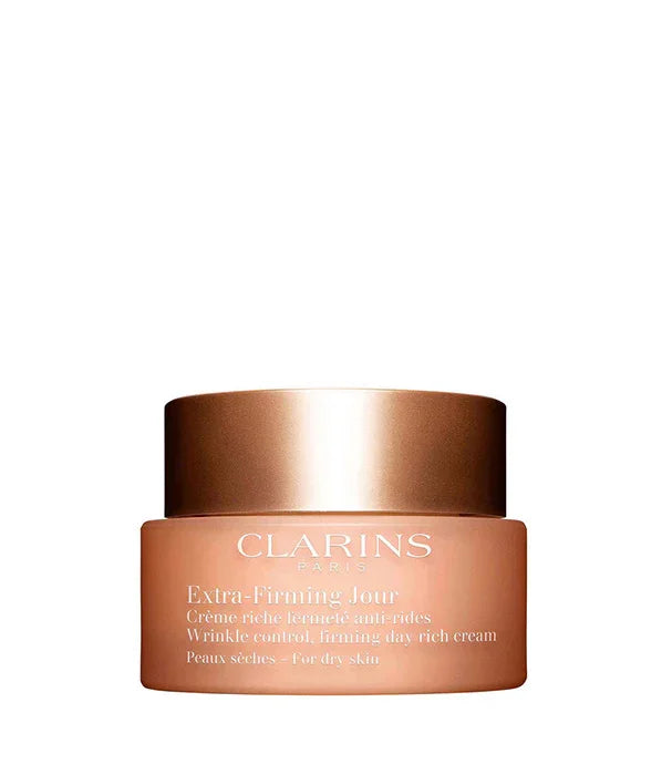 קרם יום לפנים קלרינס Extra-Firming Jour לעור יבש, מוצר טיפוח יוקרה CHOZEN