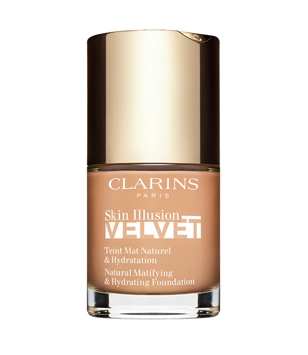 קלרינס SKIN ILLUSION VELVET מייק אפ נוזלי בגימור מאט