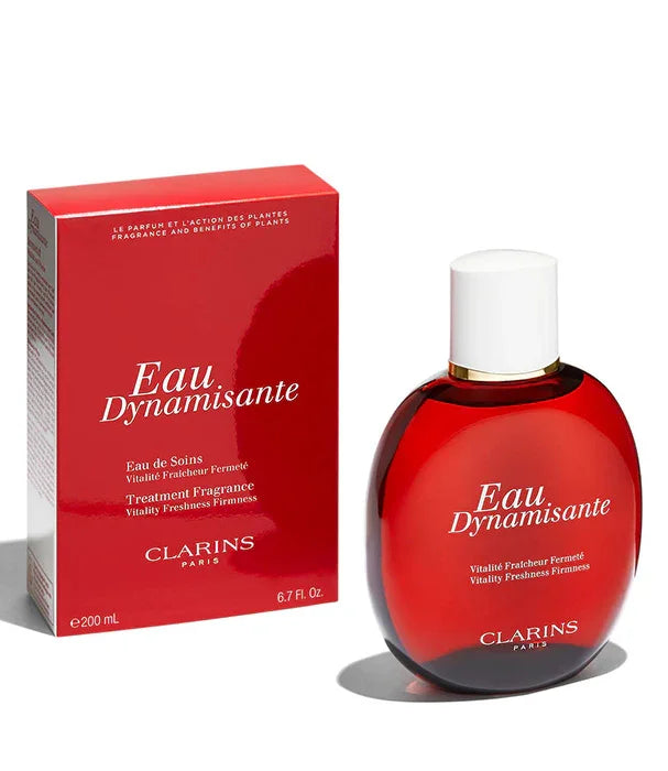 בושם קלרינס אדום Eau Dynamisante 200 מ"ל עם קופסה, מוצג באתר CHOZEN, מותגים מובילים