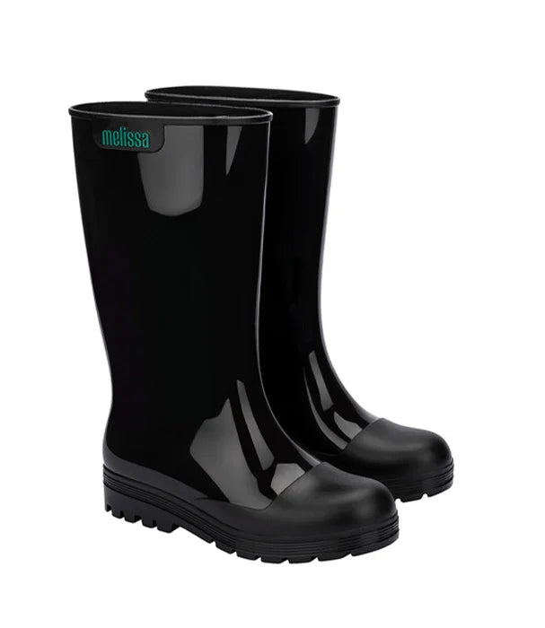 מגפי גשם שחורות לנשים melissa, מעוצבות ואופנתיות מבית קבוצת אלפא CHOZEN