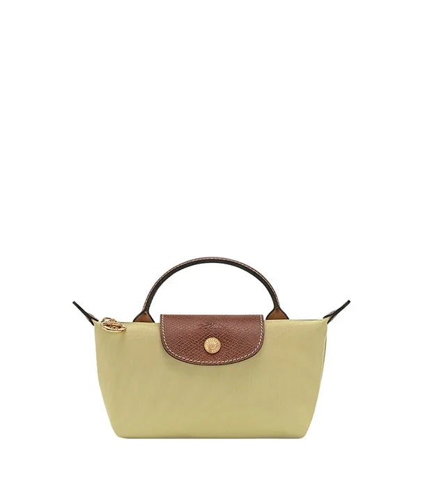 תיק יד אופנתי לנשים בצבע בז' עם סגר עור חום, מבית CHOZEN, מותגים מובילים בישראל