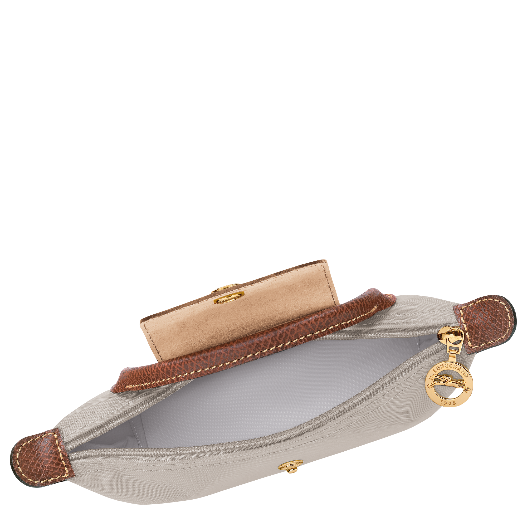 לונגשאמפ פאוץ' Le Pliage Original אפור בהיר