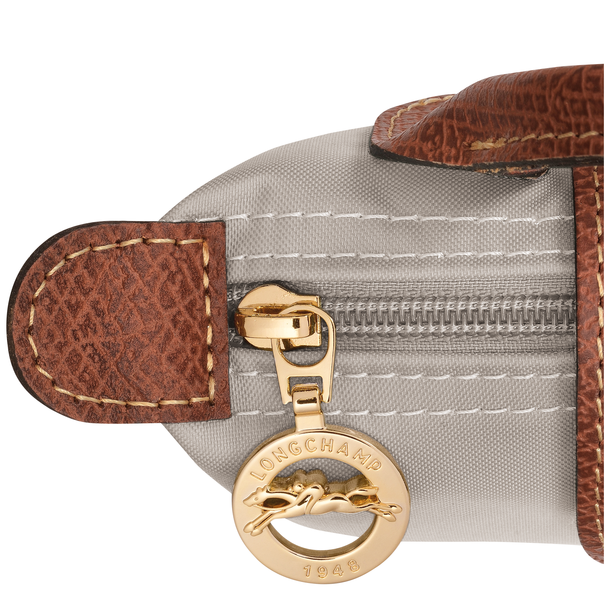 לונגשאמפ פאוץ' Le Pliage Original אפור בהיר