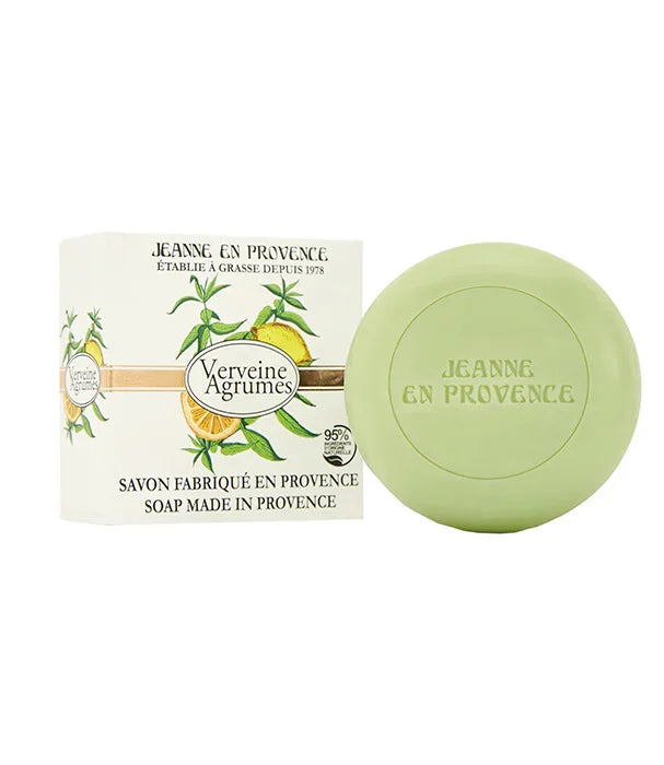 סבון Jeanne en Provence Verveine Agrumes ומארז, מוצר טבעי מהמותגים של CHOZEN