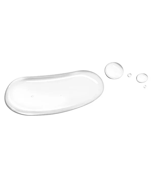 מרקם שקוף של סרום או ג'ל קוסמטי בצילום על רקע לבן, CHOZEN, מותגים מובילים