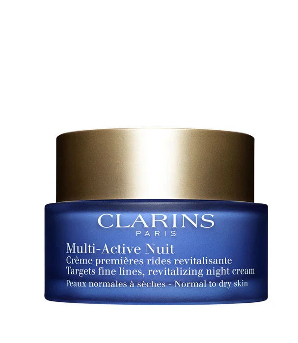 קרם לילה קלרינס Multi-Active Nuit לעור רגיל עד יבש, מוצר טיפוח יוקרתי מבית CHOZEN