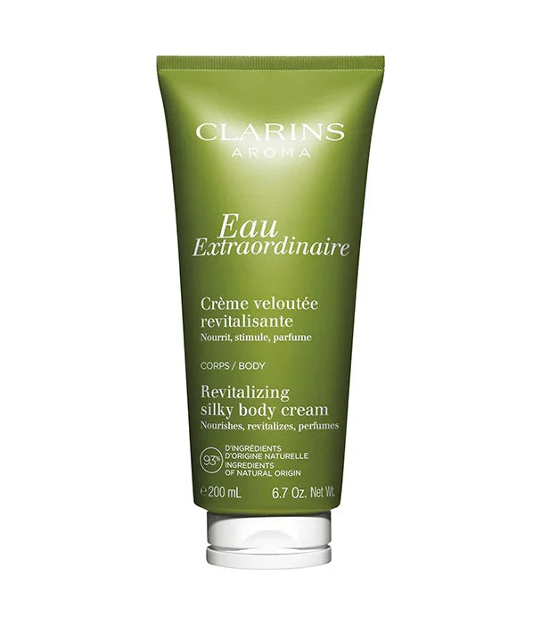 קרם גוף קלרינס ירוק, Clarins Eau Extraordinaire, מוצר טיפוח יוקרתי של מותג מוביל