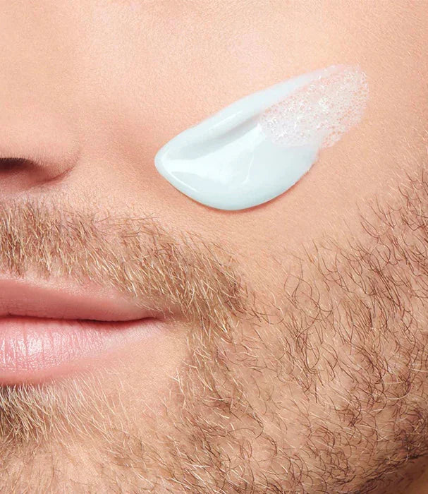 קרם לחות על עור פנים גברי עם זקן, מוצר טיפוח CHOZEN, קבוצת אלפא