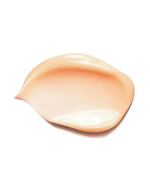 מרקם קרם בגוון בז' על רקע לבן, מוצר קוסמטיקה מבית CHOZEN, ייבוא קבוצת אלפא