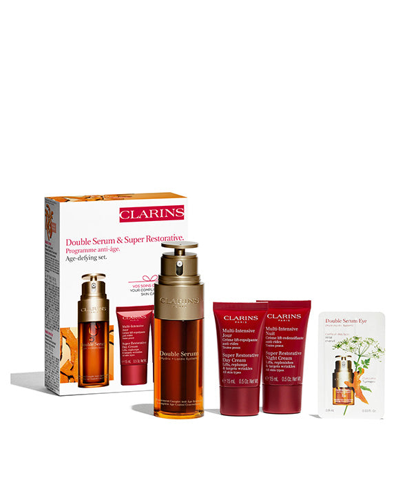 קלרינס מארז דאבל סרום וסופר-רסטורייטיב - CHOZEN