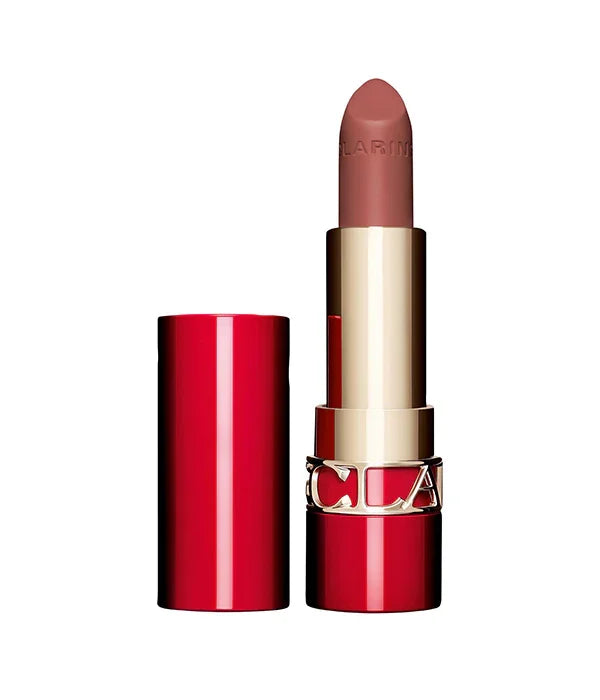 שפתון בגוון טבעי באריזה אדומה יוקרתית, מוצר איפור מבית מותג מוביל ב-CHOZEN