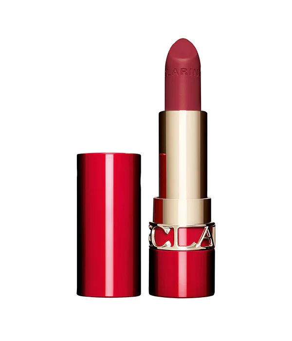 שפתון אדום יוקרתי עם אריזה מבריקה, מוצר איפור של מותג מוביל מחנות CHOZEN