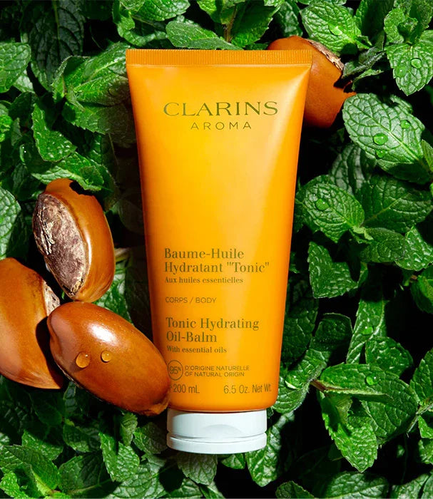 קרם גוף Clarins Aroma עלים ירוקים, מוצר טיפוח טבעי CHOZEN