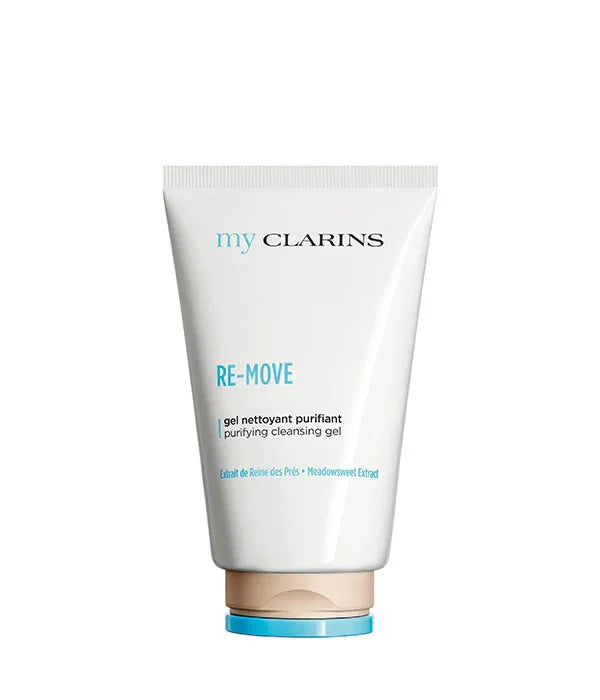 ג'ל ניקוי Clarins RE-MOVE טיוב לבן, מוצר טיפוח לפנים מקבוצת אלפא ב-CHOZEN