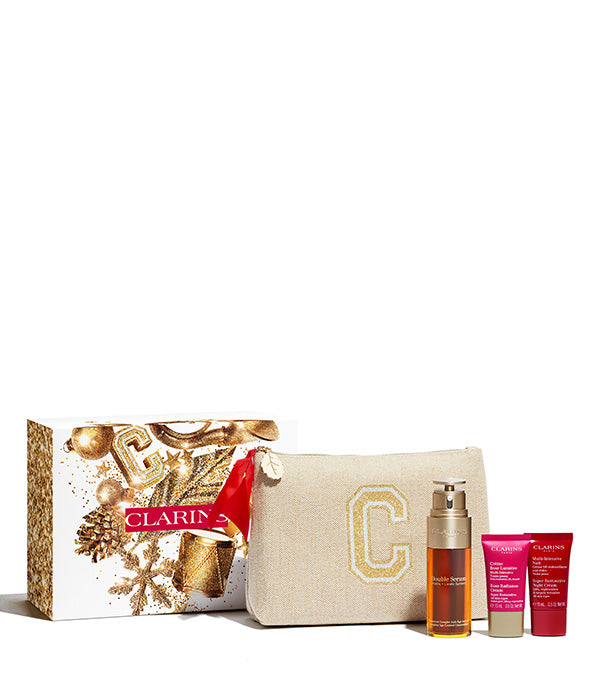 קלרינס מארז דאבל סרום וסופר רסטורייטיב - CHOZEN