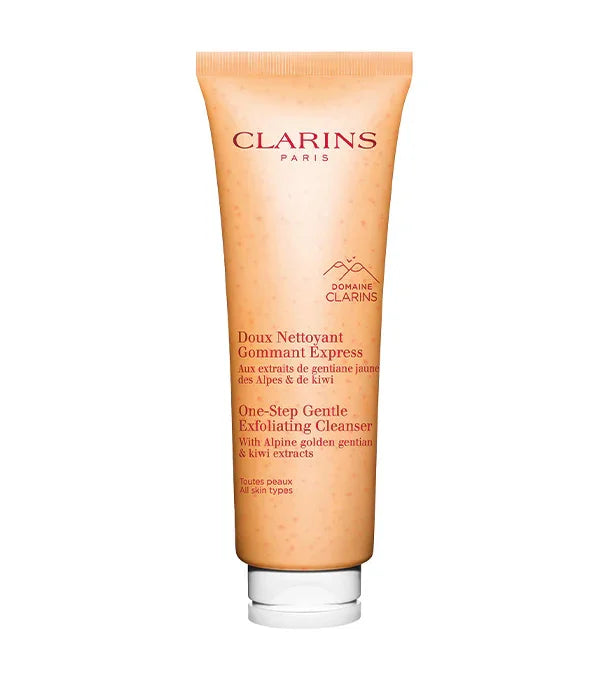 קלרינס פילינג פנים עדין One-Step Gentle Exfoliating Cleanser עם ג'נטיאן וקיווי, CHOZEN מותגים מובילים