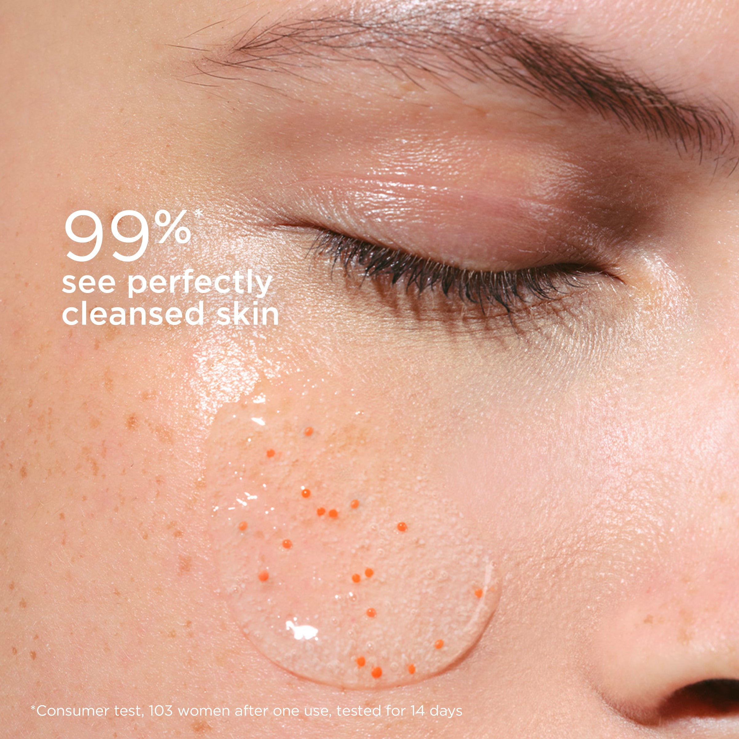 קלרינס ניקוי פנים פילינג עדין בשלב אחד 125 מ"ל